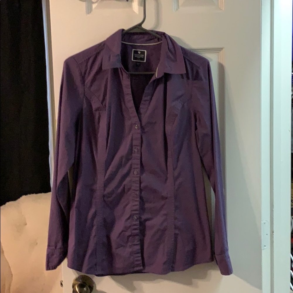 Express essentials button down shirt